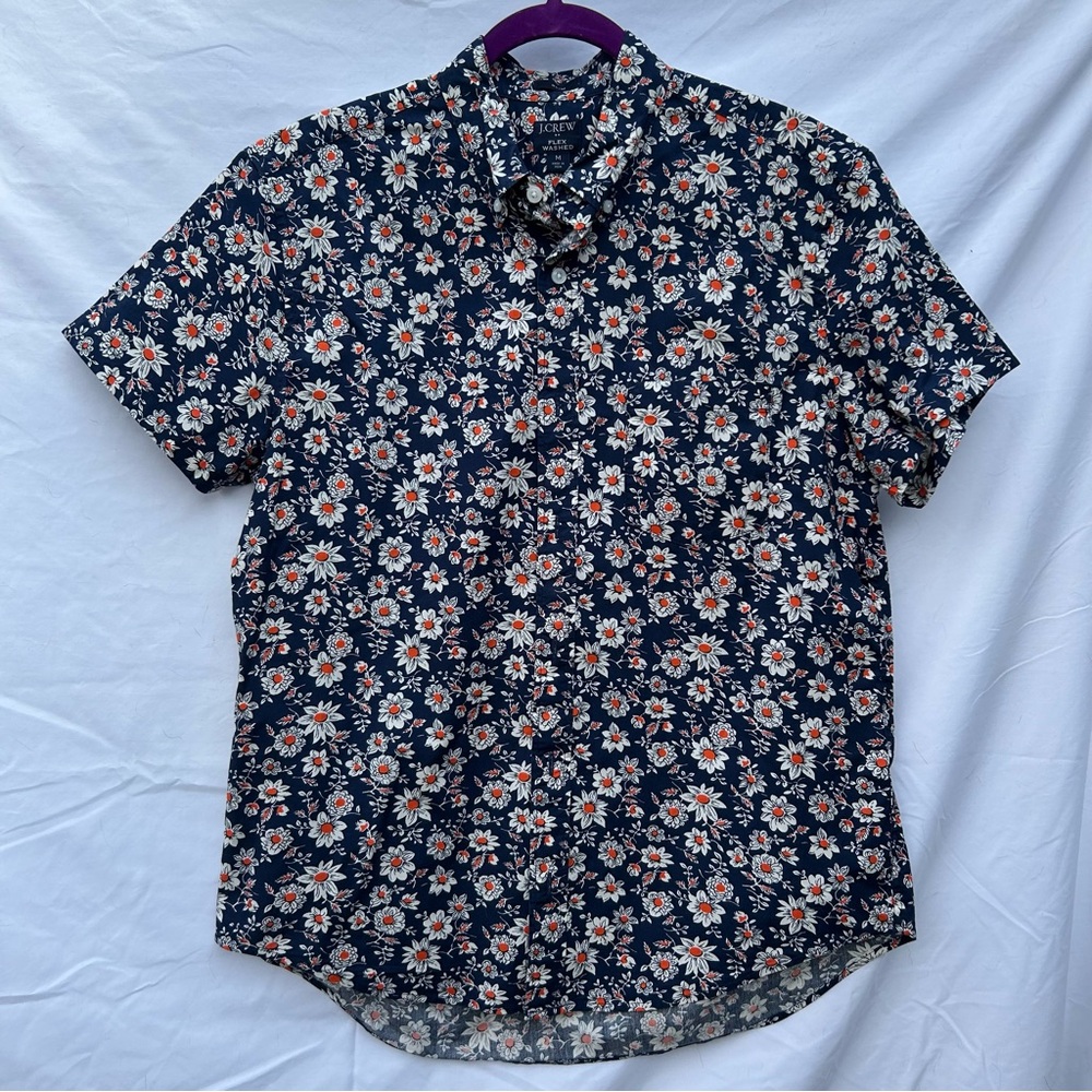 J. Crew Navy Floral Men's Shirt